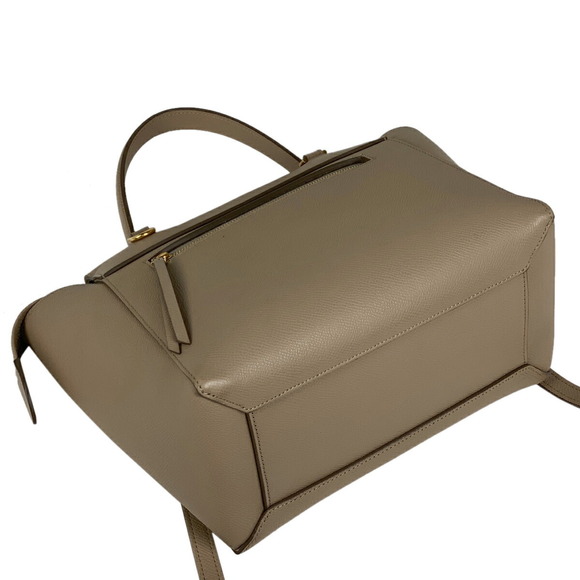 Celine Handbag 2WAY Shoulder Tan Leather Micro Belt - Picture 1 of 9